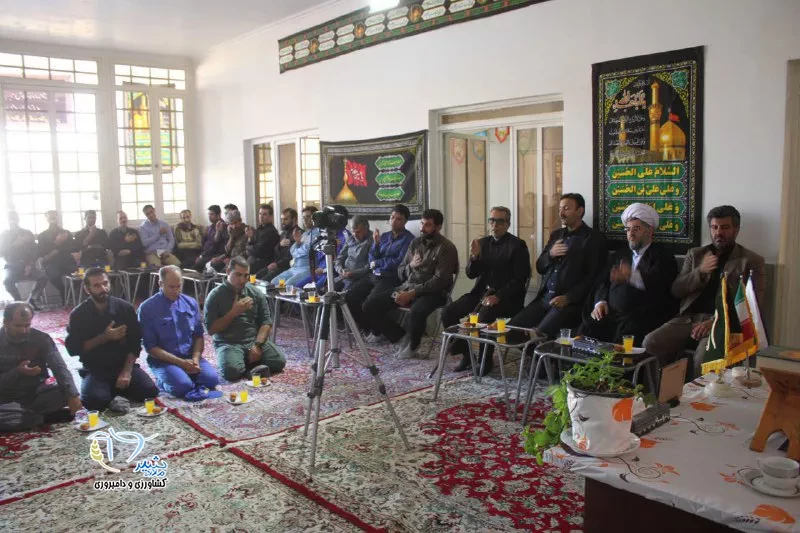 برگزاری مراسم عزاداری سالار شهیدان در شرکت کشاورزی و دامپروری ملارد شیر