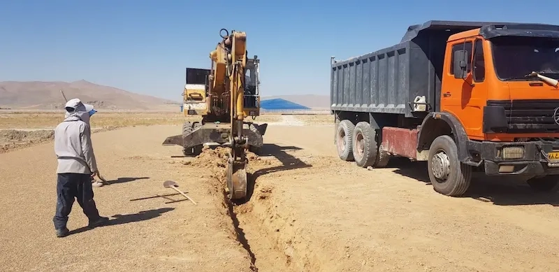 آغاز عملیات پی‌ کنی فونداسیون هانگار 2 در پروژه 6000 رأسی ملایر