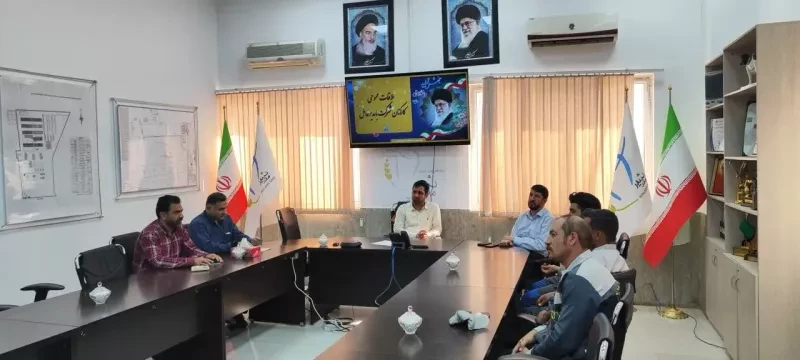 ملاقات عمومی هفتگی مدیرعامل شرکت ملاردشیر با کارکنان جهت تبادل نظرات و بهبود عملکرد شرکت