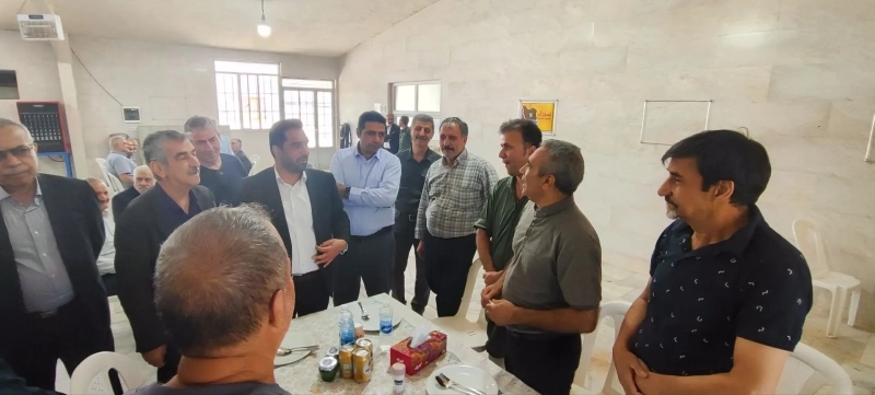 دیدار مدیرعامل پیشین و بازنشستگان شرکت کشاورزی و دامپروری ملاردشیر با میثم امیرحسینی