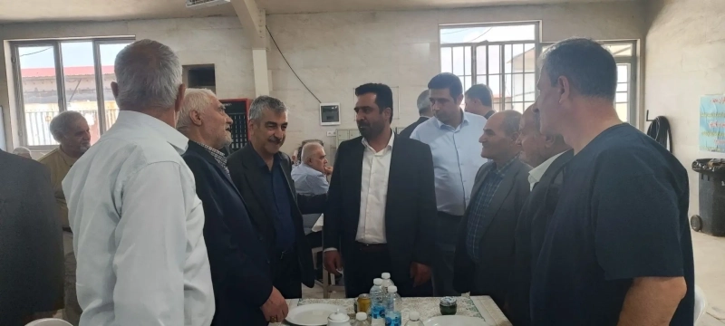 دیدار مدیرعامل پیشین و بازنشستگان شرکت کشاورزی و دامپروری ملاردشیر با میثم امیرحسینی