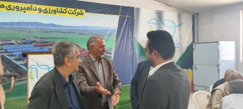 دیدار مدیرعامل پیشین و بازنشستگان شرکت کشاورزی و دامپروری ملاردشیر با میثم امیرحسینی