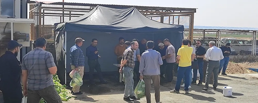 برپایی ایستگاه صلواتی با مشارکت داوطلبانه کارکنان در شرکت ملاردشیر به مناسبت ایام سوگواری حضرت سیدالشهدا (ع)