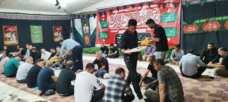 برگزاری مراسم عزاداری حضرت اباعبدالله الحسین (ع) در روز دوم محرم در شرکت ملاردشیر