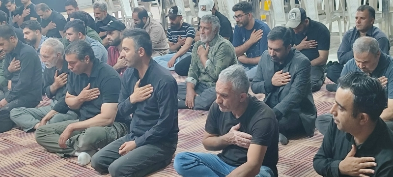 برگزاری ششمین روز از مراسم عزاداری حضرت اباعبدالله الحسین (ع) در شرکت ملاردشیر