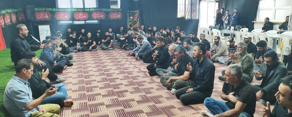 برگزاری ششمین روز از مراسم عزاداری حضرت اباعبدالله الحسین (ع) در شرکت ملاردشیر