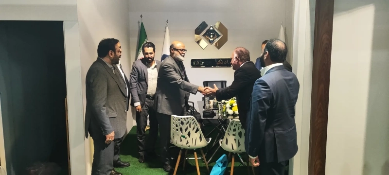 بازدید مدیران ارشد شستا و هلدینگ تادیکو از غرفه شرکت ملاردشیر در بیست‌ و چهارمین نمایشگاه بین‌ المللی دام و طیور