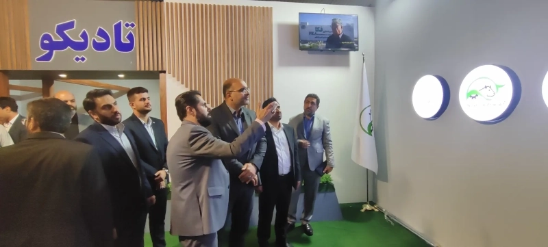 بازدید مشاور مدیر عامل و مدیرکل دفتر مرکزی حراست شستا از غرفه شرکت کشاورزی و دامپروری ملاردشیر در بیست‌ و چهارمین نمایشگاه بین‌ المللی دام و طیور کشور