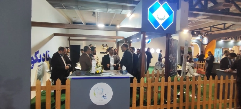 بازدید مشاور مدیر عامل و مدیرکل دفتر مرکزی حراست شستا از غرفه شرکت کشاورزی و دامپروری ملاردشیر در بیست‌ و چهارمین نمایشگاه بین‌ المللی دام و طیور کشور