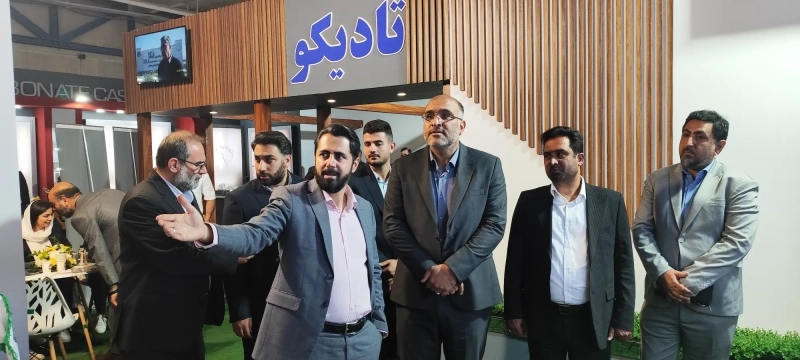 بازدید مشاور مدیر عامل و مدیرکل دفتر مرکزی حراست شستا از غرفه شرکت کشاورزی و دامپروری ملاردشیر در بیست‌ و چهارمین نمایشگاه بین‌ المللی دام و طیور کشور
