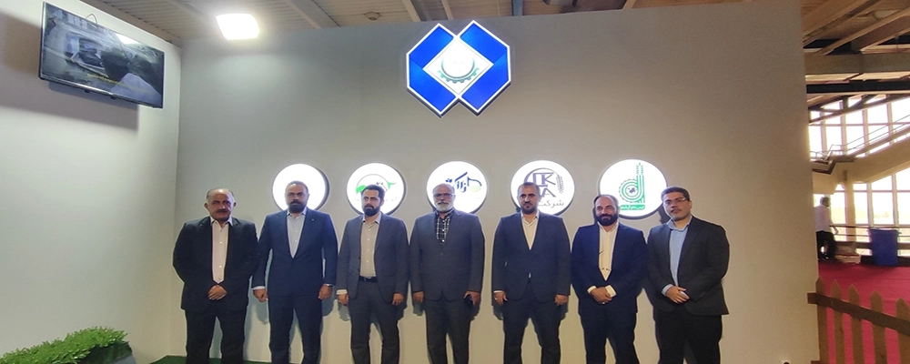 بازدید مدیران ارشد شستا و هلدینگ تادیکو از غرفه شرکت ملاردشیر در بیست و چهارمین نمایشگاه بین المللی دام و طیور