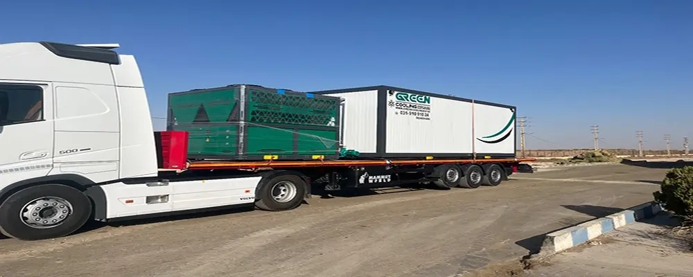 انتقال آیس بانک 40 مترمکعبی خریداری شده به شرکت ملاردشیر