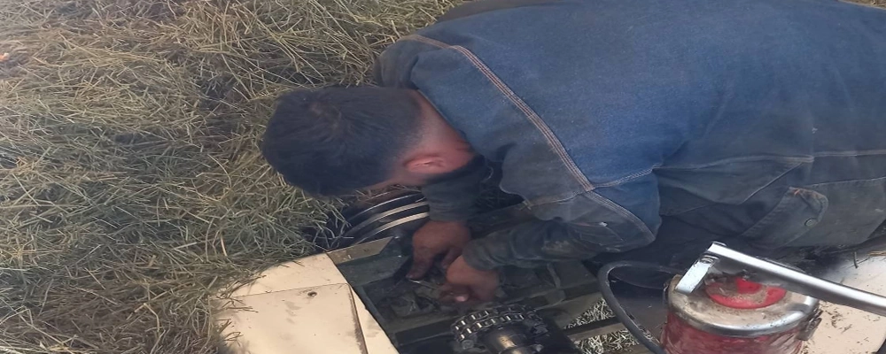 عملیات افزایش راندمان و بهینه سازی عملکرد یونجه خوردکن شرکت ملاردشیر