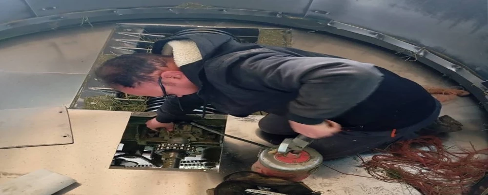 عملیات بهسازی و افزایش راندمان دستگاه یونجه کوب در شرکت ملاردشیر