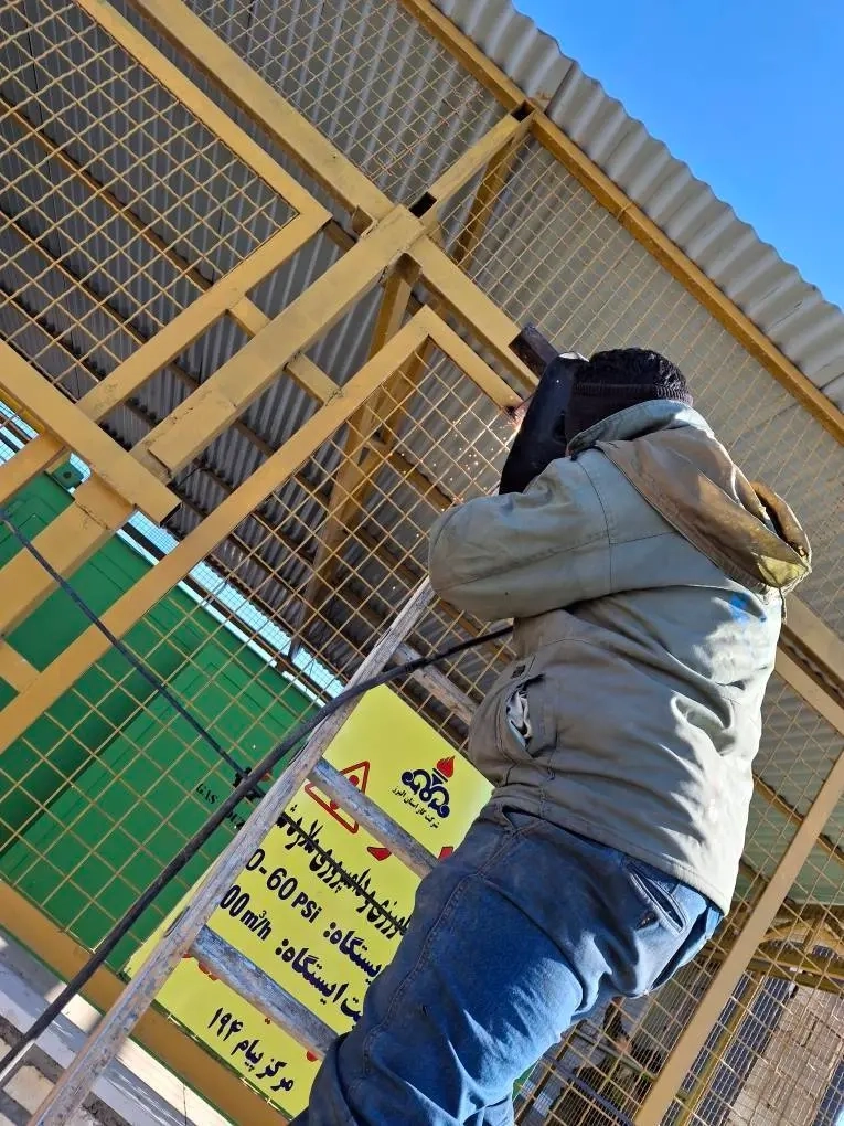 عملیات تجهیز، بهسازی و ارتقای ایمنی ایستگاه گاز شرکت ملاردشیر