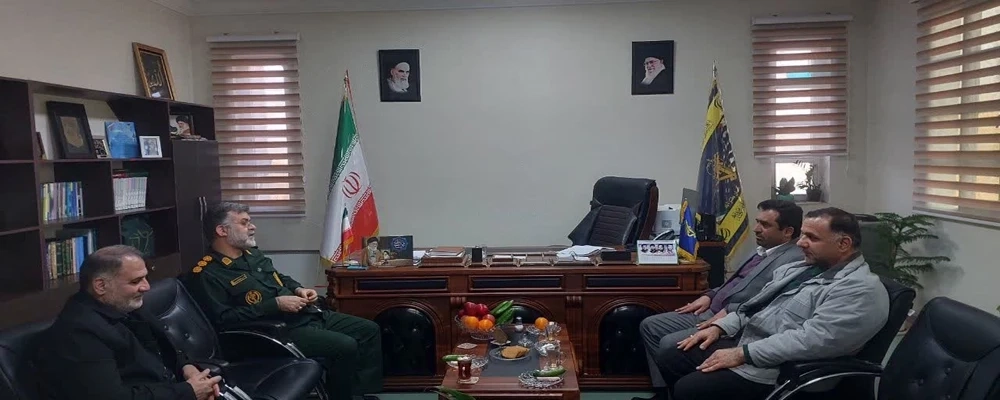 تبریک مدیرعامل ملاردشیر به مناسبت گرامیداشت روز پاسدار و دیدار با فرمانده سپاه شهرستان نظرآباد