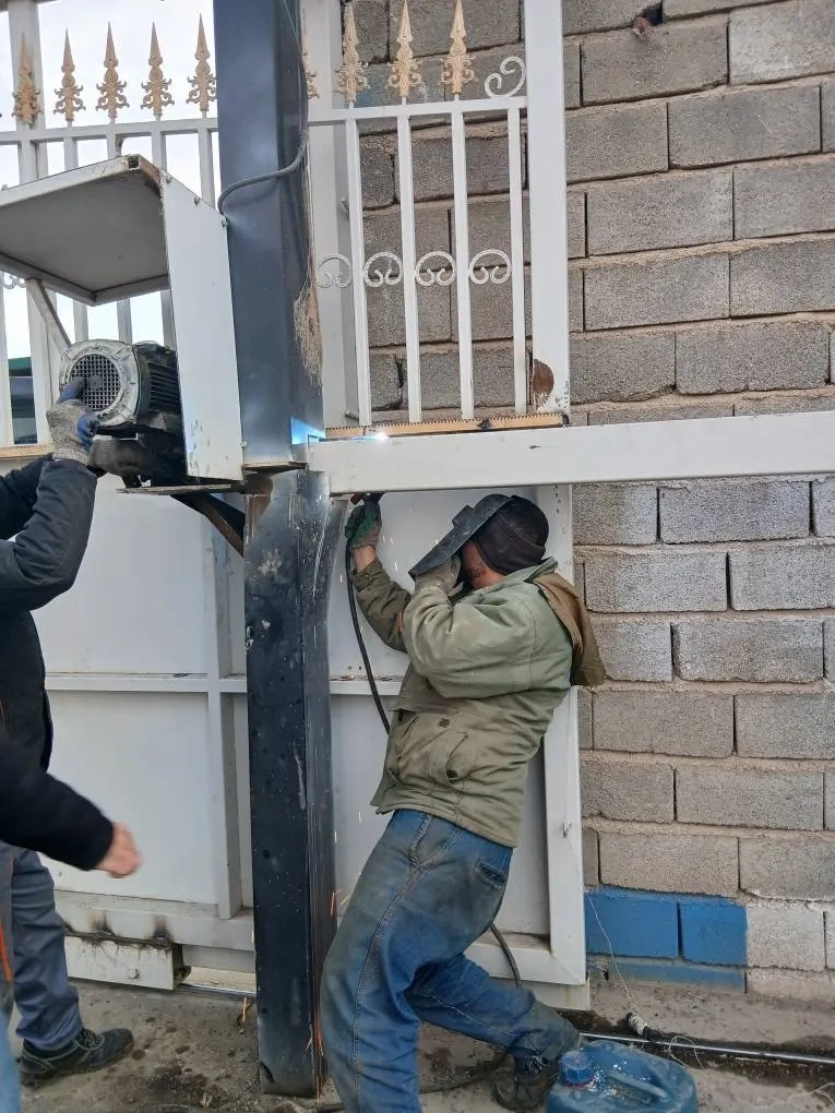 عملیات بهسازی و ارتقای ایمنی درب ورودی اصلی شرکت ملاردشیر