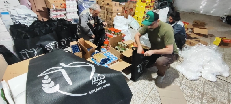 تهیه و توزیع بسته‌ های حمایتی ویژه کارکنان به مناسبت فرارسیدن ماه مبارک رمضان در شرکت کشاورزی و دامپروری ملاردشیر