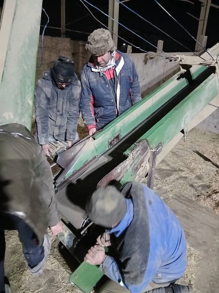 عملیات بهسازی و ارتقای عملکرد یونجه کوب شرکت ملاردشیر