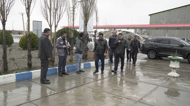 بازدید دکتر سعیدی(مدیرعامل شرکت سرمایه گذاری تامین اجتماعی) و دکتر محمدی(مدیرعامل هلدینگ تادیکو) از شرکت ملاردشیر