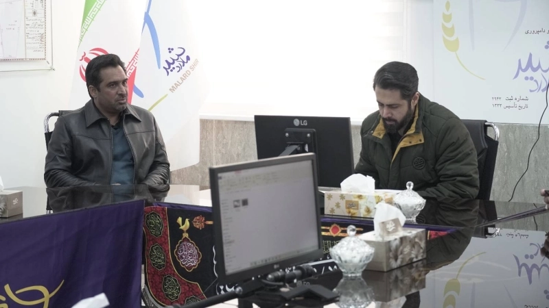 بازدید دکتر سعیدی(مدیرعامل شرکت سرمایه گذاری تامین اجتماعی) و دکتر محمدی(مدیرعامل هلدینگ تادیکو) از شرکت ملاردشیر