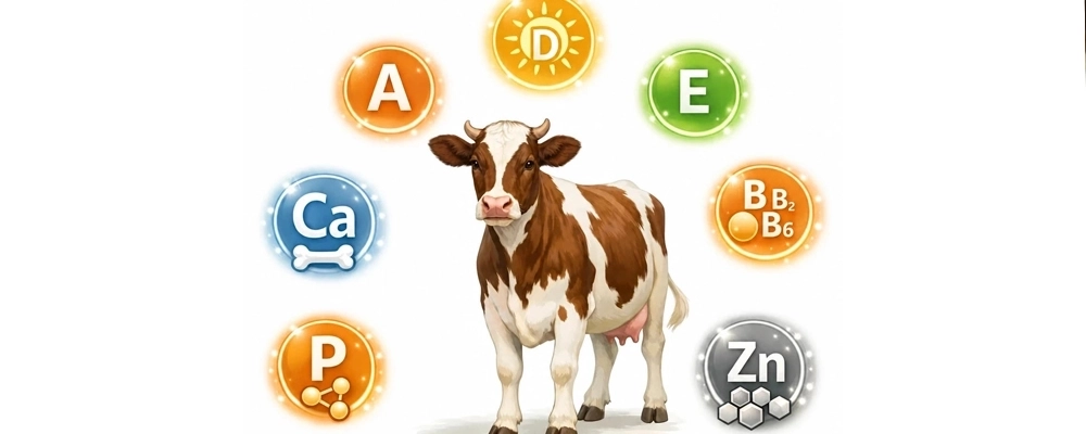 کمبود هر ویتامین چه تاثیری روی دام ها میگذارد؟
