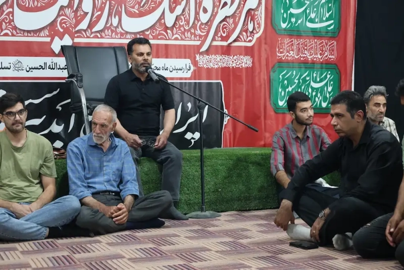 گرامیداشت روز ورود کاروان امام حسین(ع) به کربلا در آیین عزاداری محرم شرکت ملارد شیر