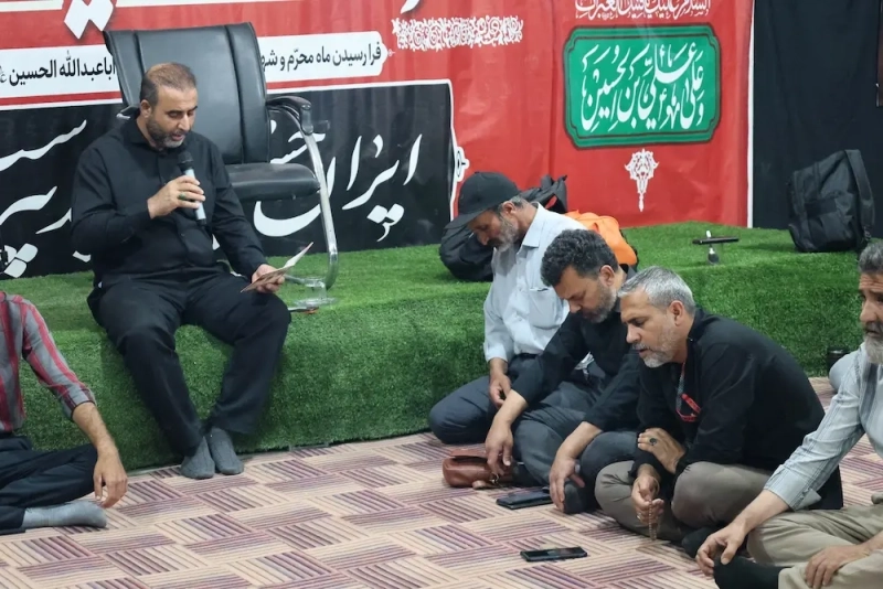 برگزاری مراسم عزاداری پنجمین روز محرم در شرکت ملارد شیر با یاد عبدالله بن حسن(ع)