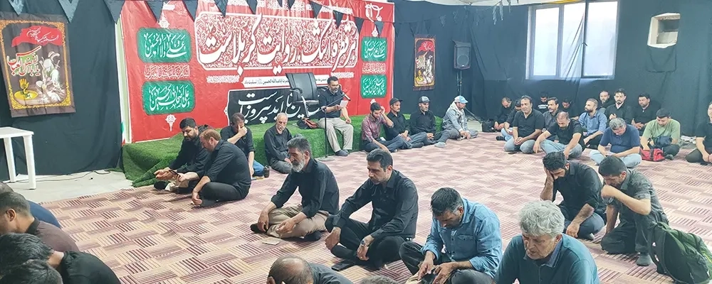 طنین «لالایی» در میعادگاه ملارد شیر؛ سوگواری هفتمین روز محرم به یاد کوچک‌ترین شهید کربلا