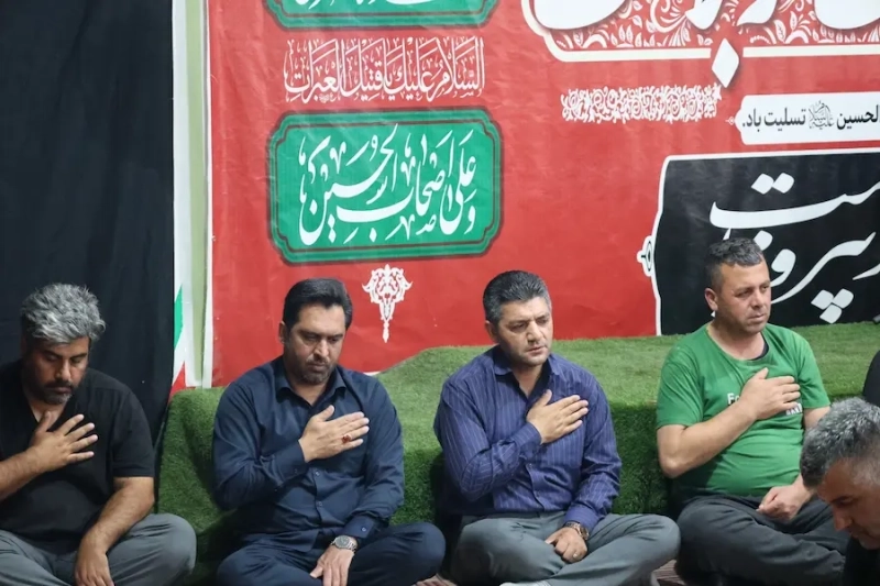 مراسم عزاداری روز ششم محرم با محوریت حضرت قاسم بن الحسن(ع) در شرکت ملارد شیر برگزار شد