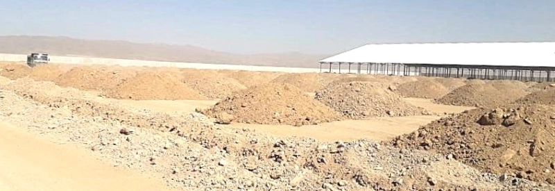 زیرساخت خاکی سالن های 14 پروژه شش هزار رأسی ملایر تکمیل شد