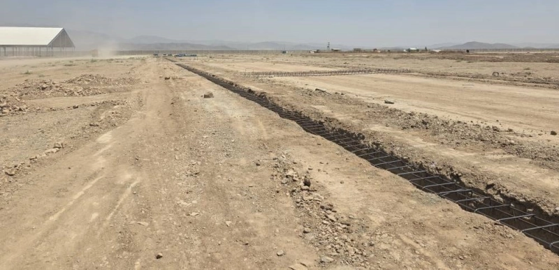 ملیات آرماتوربندی سالن 20 در پروژه 6 هزار رأسی ملایر