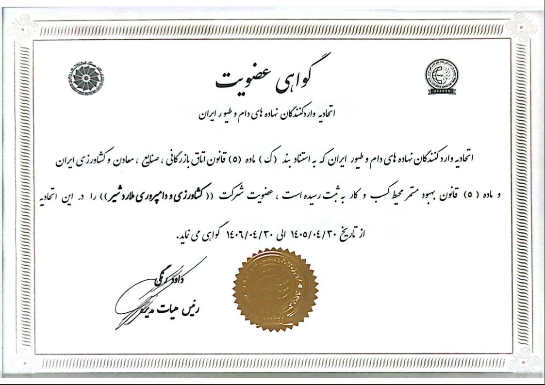 تقویت همافزایی در زنجیره تأمین هلدینگ تادیکو/ ملاردشیر؛ پیشگام تأمین استراتژیک نهادههای دامی در خانواده شستا
