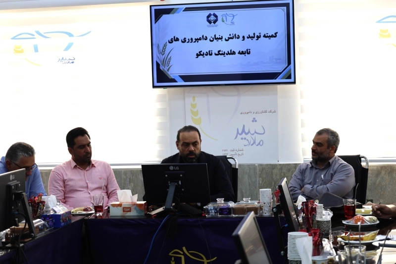 شصت‌و نهمین نشست کمیته فنی و دانش‌بنیان هلدینگ تادیکو در ملاردشیر برگزار شد / رونمایی از فرایند استانداردسازی طرح‌های فناورانه و تقدیر از ایده برتر 5