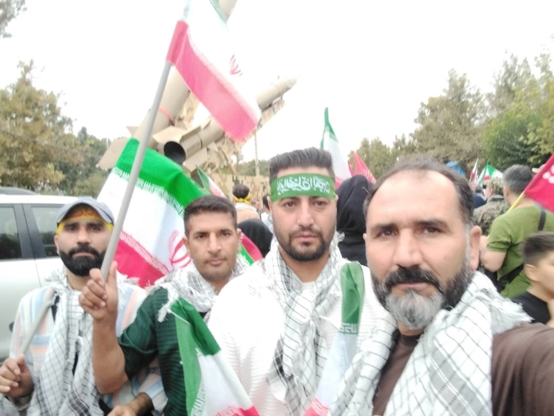 تجدید میثاق خانواده بزرگ ملاردشیر با انقلاب و رهبر عظیم الشان ایران در رزمایش و اجتماع 110 هزار نفری جان فدایان استان البرز